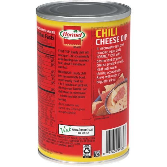 HORMEL Chili No Beans, 25 oz