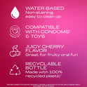 Durex Cherry Flavored Water Based Lube, Personal Lubricant for Oral Sex & Anal Sex, 3.38 fl oz