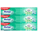 Colgate Max Fresh Toothpaste, Mini Breath Strips, Clean Mint, 3 Pack, 6.3 oz