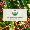 Peet's Coffee Organic French Roast Ground Coffee, Premium Dark Roast, 100% Arabica, 18 oz