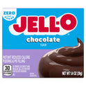 Jell-O Chocolate Flavor Zero Sugar Instant Reduced Calorie Pudding & Pie Filling Mix, 1.4 oz Box