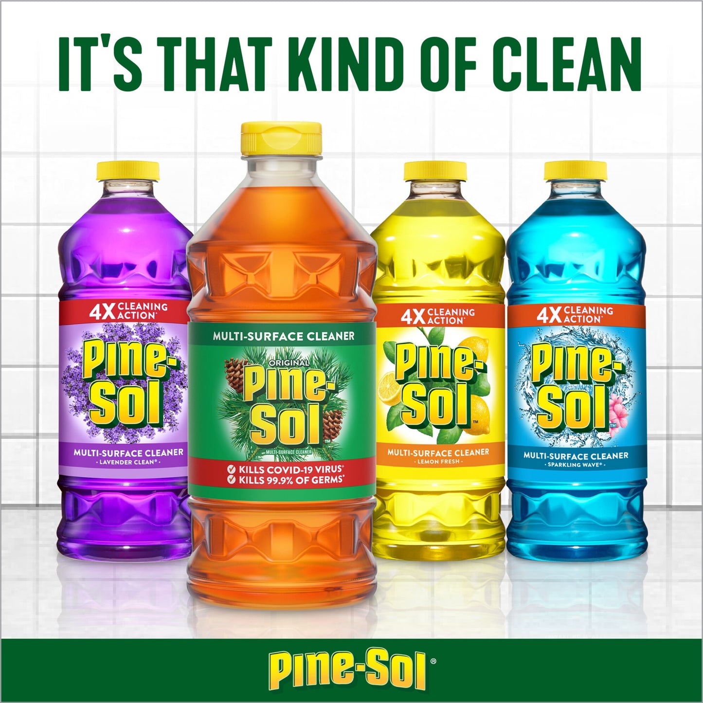 Pine-Sol Multi-Surface and Multi-Purpose Cleaner, Original, 100 fl oz