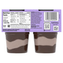 Jell-O Chocolate Vanilla Swirls Sugar Free Pudding Cups Snack, 4 Ct Cups