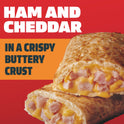 Hot Pockets Frozen Snacks, Hickory Ham and Cheddar Cheese, 2 Regular Sandwiches (Frozen)