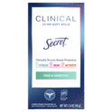 Secret Clinical Strength Soft Solid Antiperspirant and Deodorant, Free & Sensitive, 1.6 oz