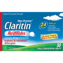 Claritin RediTabs 24 Hour Non-Drowsy Allergy Medicine, Loratadine Antihistamine Tablets, 30 Ct