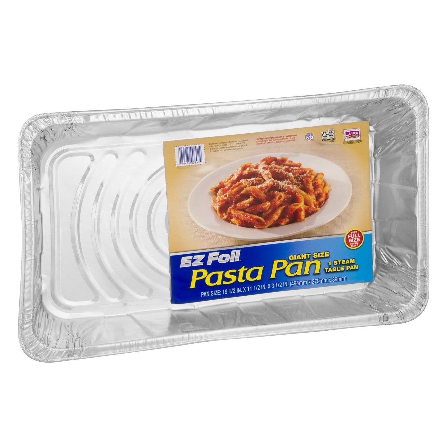 EZ Foil Giant Pasta Aluminum Pan, 19.5 x 11.5 inch, 1 Count