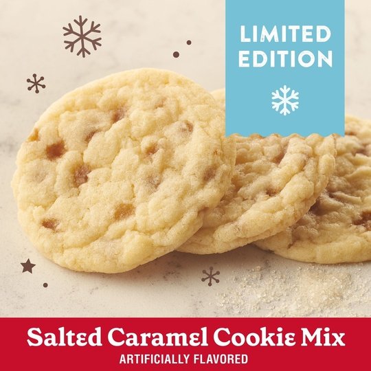 Betty Crocker Limited Edition Salted Caramel Holiday Cookie Mix, 17.5 oz