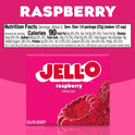 Jell-O Raspberry Artificially Flavored Gelatin Dessert Mix, 3 oz Box