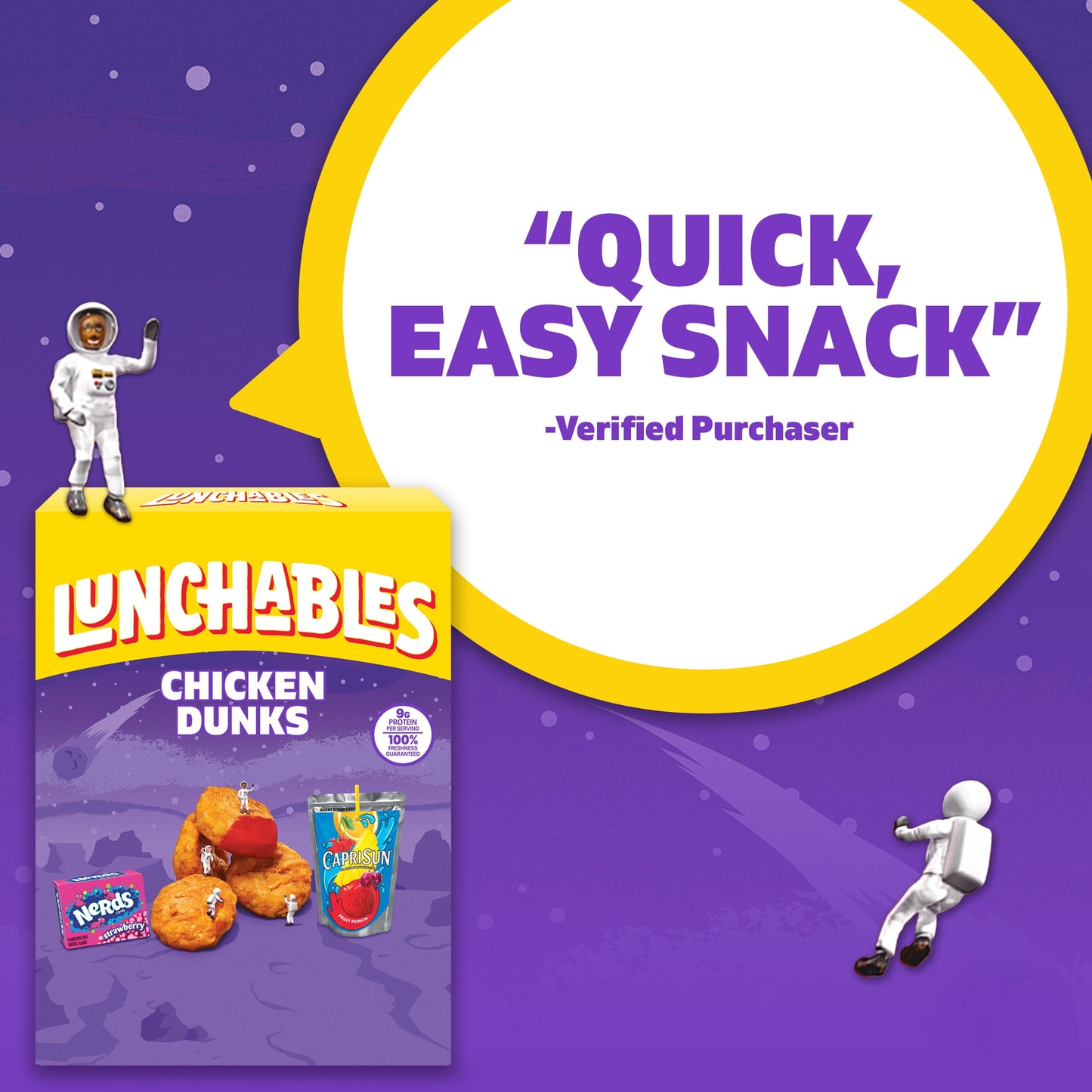 Lunchables Chicken Dunks Kids Lunch Meal Kit, 9.8 oz Box Box