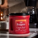 Folgers Classic Roast Ground Coffee, Medium Roast Coffee, 25.9 Ounce Canister