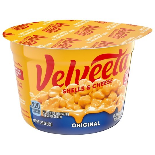 Velveeta Shells and Cheese Macaroni and Cheese Cups Easy Microwavable Dinner, 2.39 oz Cup