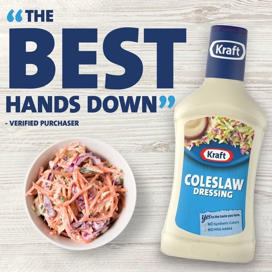 Kraft Coleslaw Salad Dressing, 16 fl oz Bottle