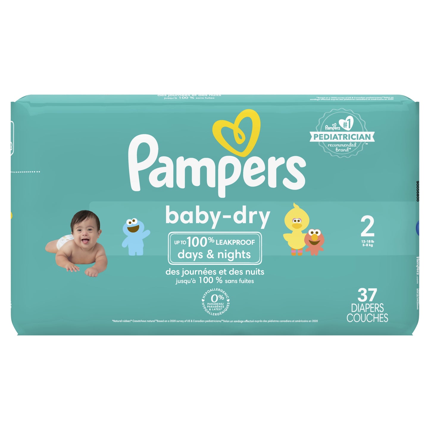 Pampers Baby Dry Diapers Size 2, 37 Count (Select for More Options)