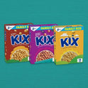 Kix Whole Grain Breakfast Cereal, Crispy Corn Cereal Puffs, Family Size, 18 oz