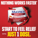 Maximum Strength Mucinex Sinus-Max Severe Congestion & Pain, Sinus Symptom Relief, Pain Reliever, Expectorant and Nasal Decongestant, 20 Caplets