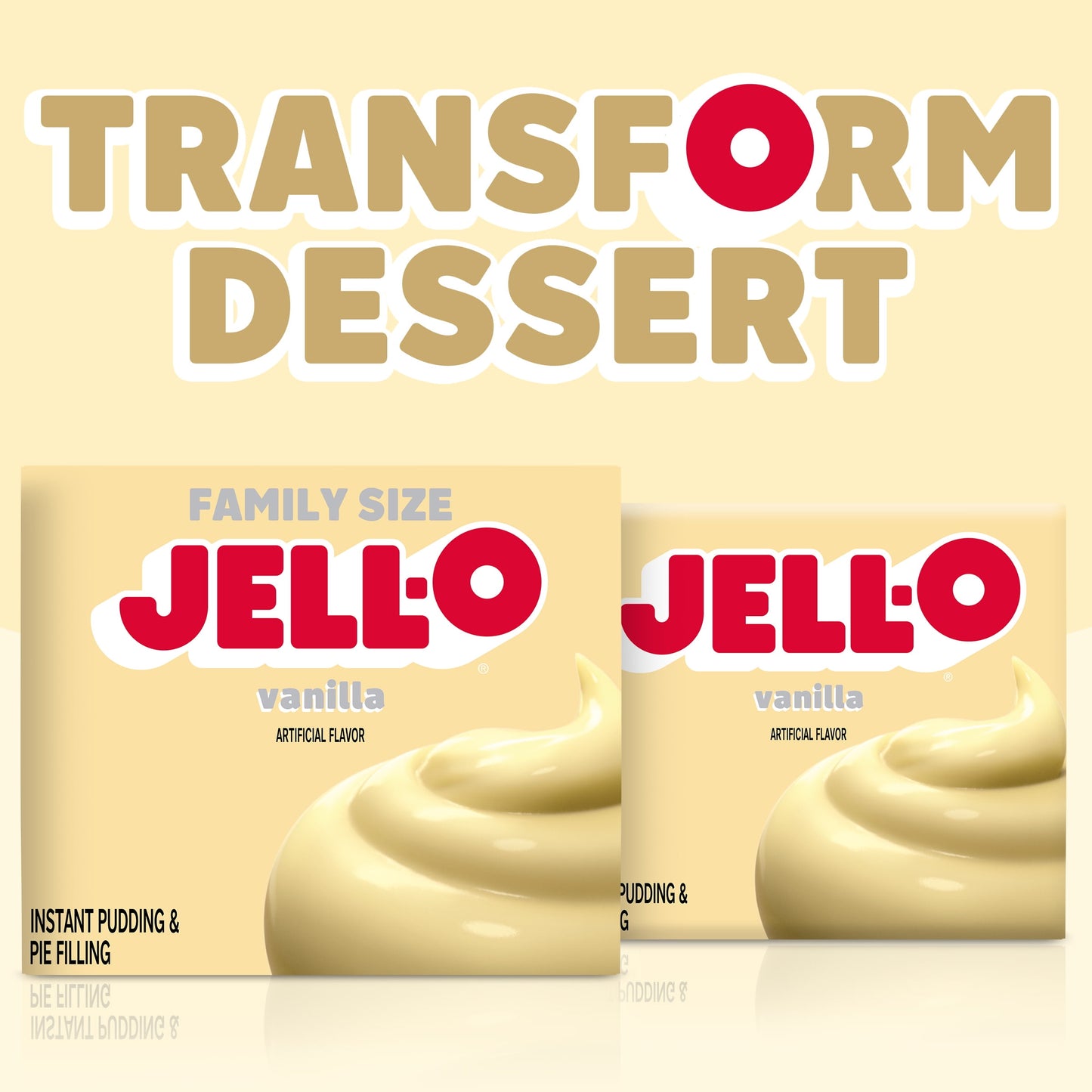 Jell-O Vanilla Instant Pudding Mix & Pie Filling, 5.1 oz. Box