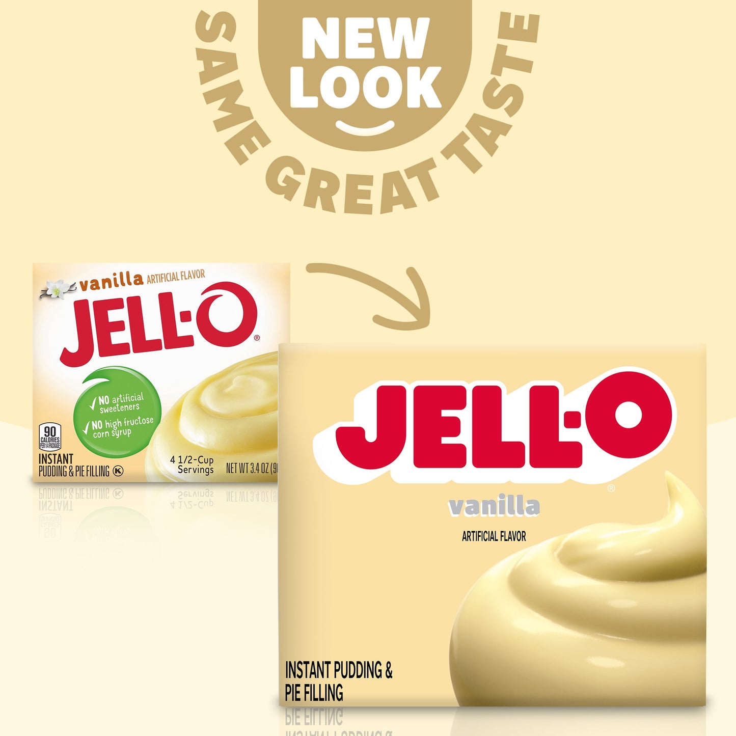 Jell-O Vanilla Instant Pudding Mix & Pie Filling, 3.4 oz. Box