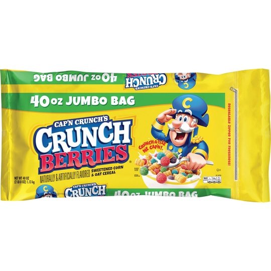 Cap'n Crunch's Crunch Berries, Mega Bag, 40 oz