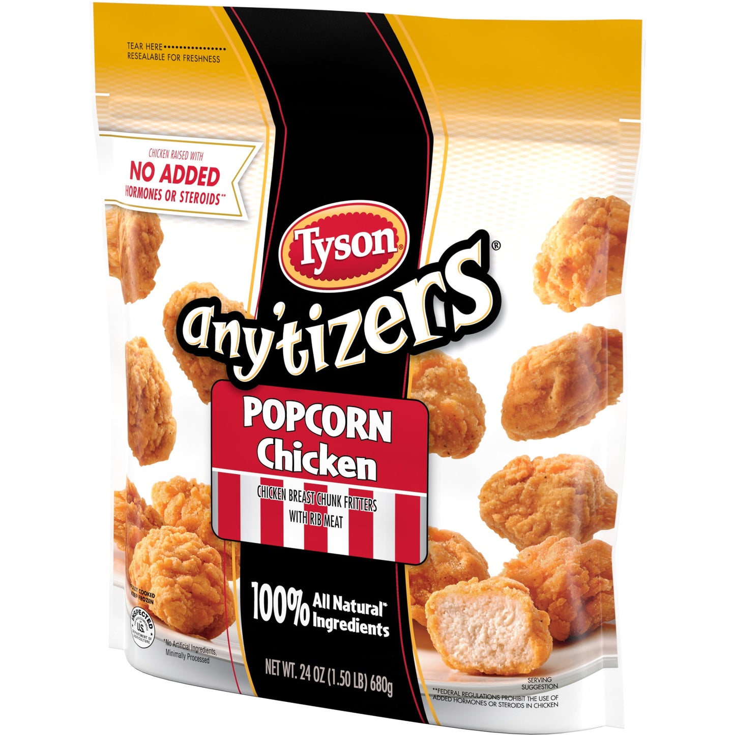 Tyson Any'tizers Popcorn Chicken, 1.5 lb Bag (Frozen)