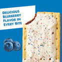 Pop-Tarts Frosted Blueberry Instant Breakfast Toaster Pastries, Shelf-Stable, Ready-to-Eat, 13.5 oz, 8 Count Box