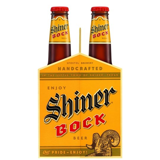 Shiner Bock Beer, Shiner Craft Beer, 6 Pack, 12 fl oz Bottles, 4.4% ABV, 141 Calories, 12.4g Carbs