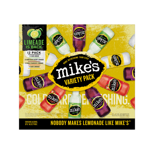 Mike's Hard Lemonade, Variety Pack, 12 Pack, 11.2 fl oz Bottles, 5% ABV