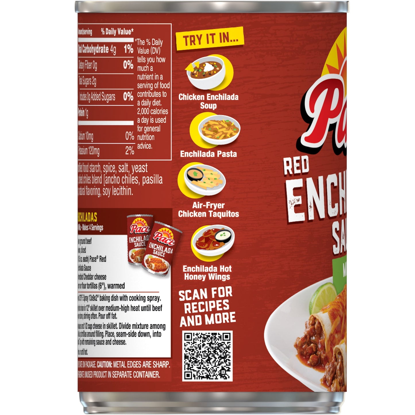 Pace Mild Red Enchilada Sauce, 10.5 oz Can