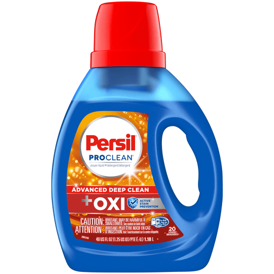 Persil ProClean Liquid Laundry Detergent, High Efficiency (HE),  Plus OXI Power, 40 Ounce, 20 Total Loads