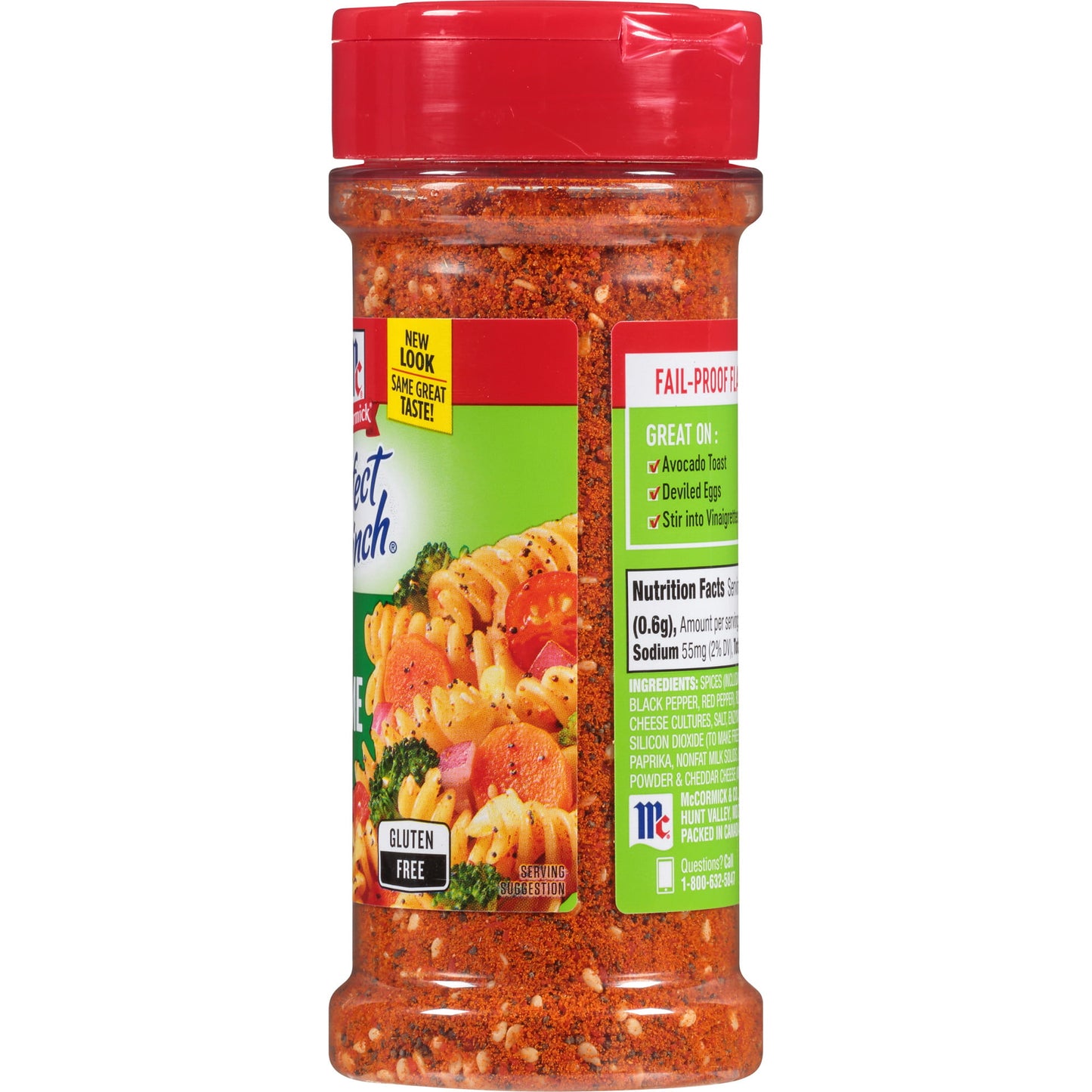 McCormick Perfect Pinch Gluten Free Salad Supreme Seasoning, 4.34 oz Mixed Spices & Seasonings