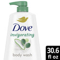 Dove Invigorating Long Lasting Gentle Body Wash, Aloe and Eucalyptus, 30.6 fl oz