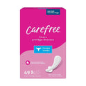 CAREFREE® THONG Panty Liners With Wings, Flat, Unscented, 49ct