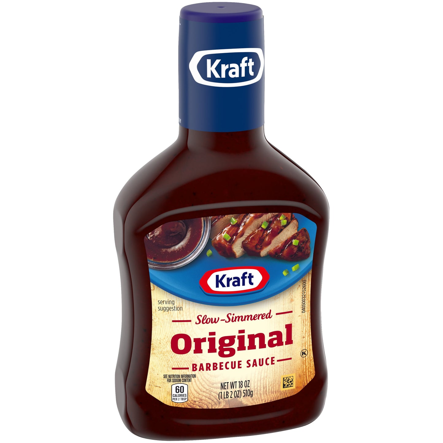 Kraft Original Slow-Simmered Barbecue BBQ Sauce, 18 oz Bottle