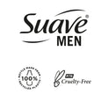 Suave Men 3 in 1 Mens Body Wash, Hair, Face and Body Wash, Citrus and Musk, All Hair Types 30 oz