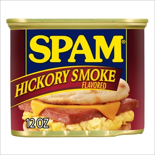 SPAM Hickory Smoke Flavored, 7 g protein per serving, 12 oz Aluminum Can