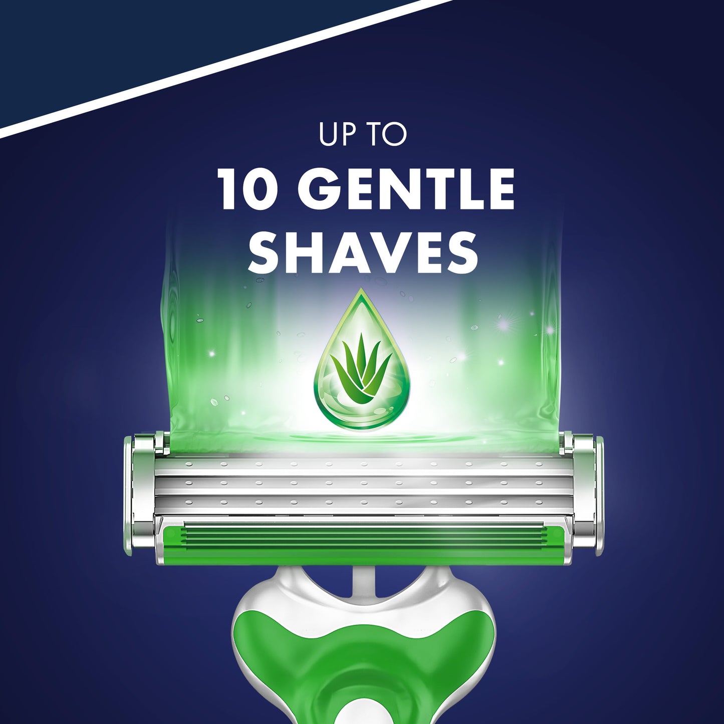 Gillette Sensor3 Sensitive Men's Disposable Razor, 1 Razor, Green