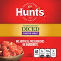 Hunt's Diced Tomatoes, Roasted Garlic, 14.5 oz Can