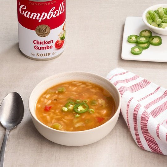 Campbell's Condensed Chicken Gumbo Soup, 10.5 Ounce Can