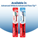 Colgate 360 Advanced Floss Tip Bristles Soft Toothbrush, 2 Pack