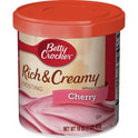 Betty Crocker Gluten Free Rich and Creamy Cherry Frosting, 16 oz.