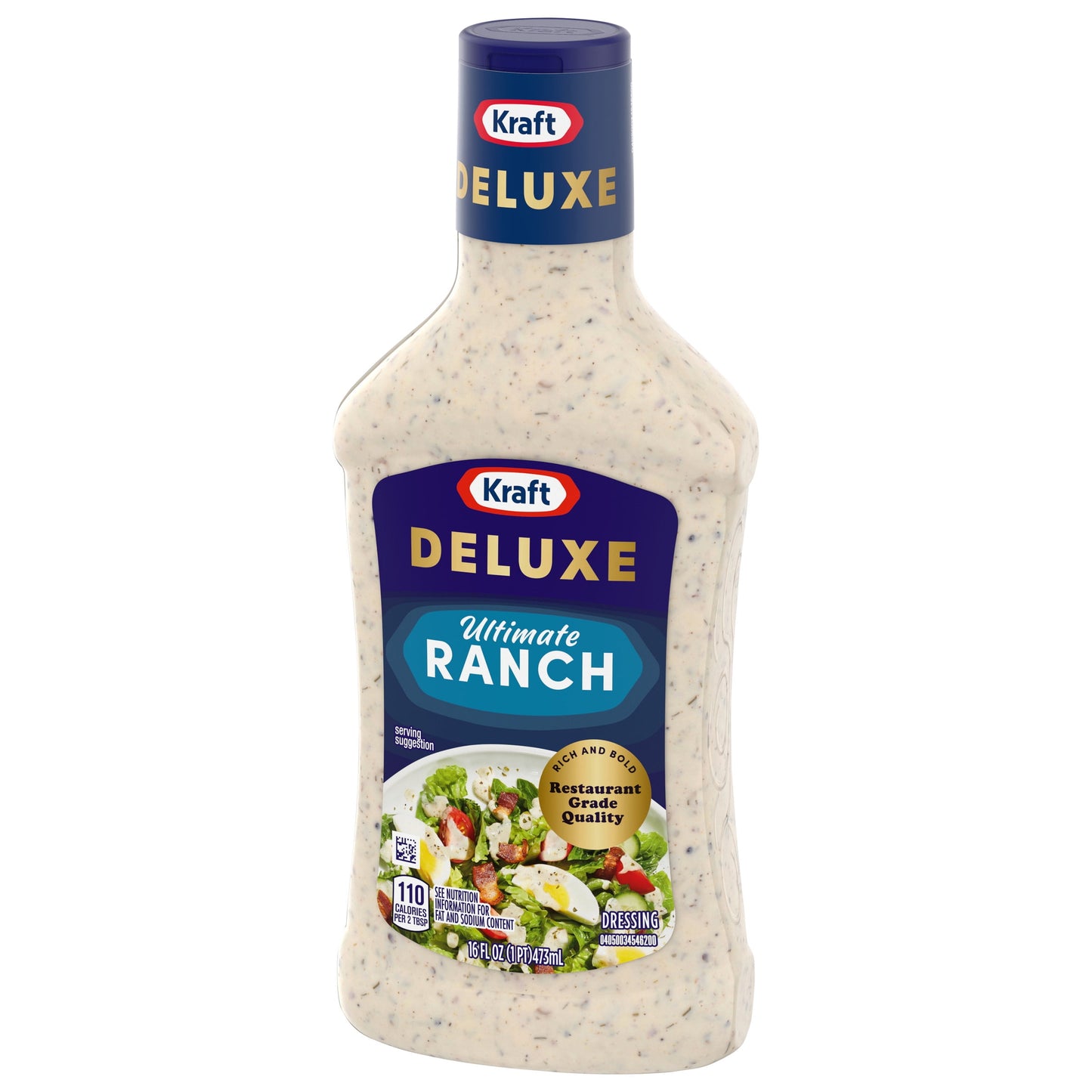 Kraft Deluxe Ultimate Ranch Dressing, 16 oz Bottle