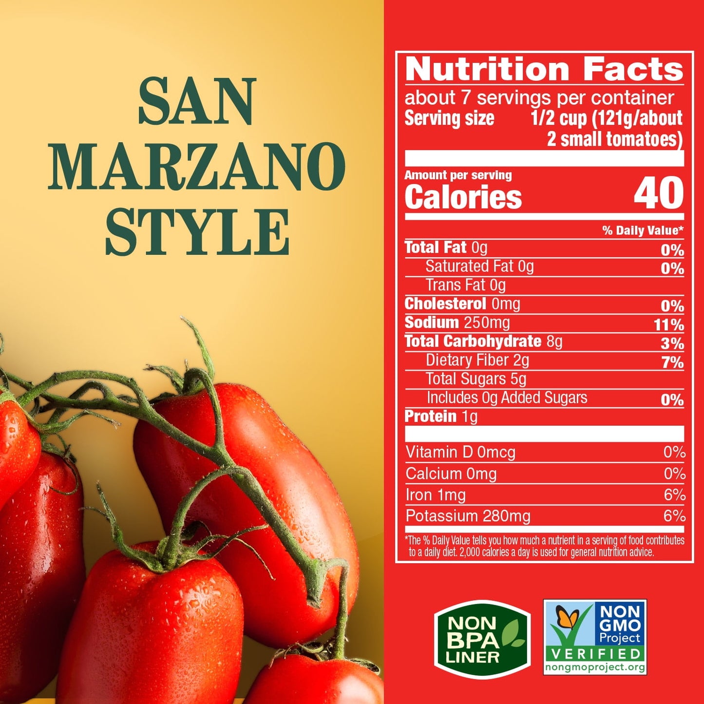 Hunt's San Marzano Style Whole Peeled Tomatoes, 28 oz Can