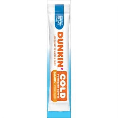Dunkin' 1.02 Ounce Cold Powdered Instant Coffee Caramel 6ct Carton Each