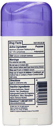 Sure Original Solid Anti-Perspirant & Deodorant, Regular Scent, Women's, 2.7 oz