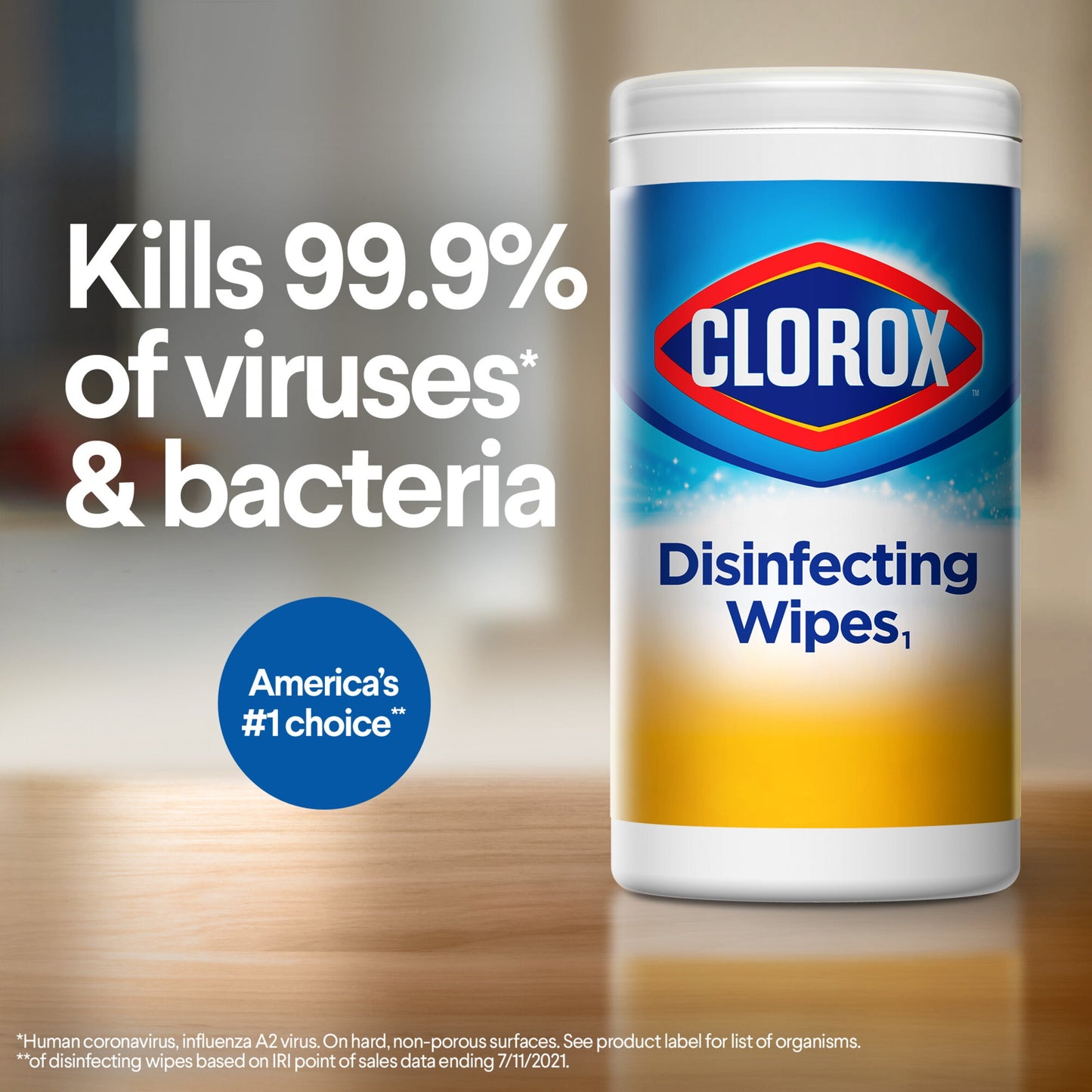 Clorox Bleach-Free Disinfecting Cleaner Wipes, Fresh Scent, 35 Count