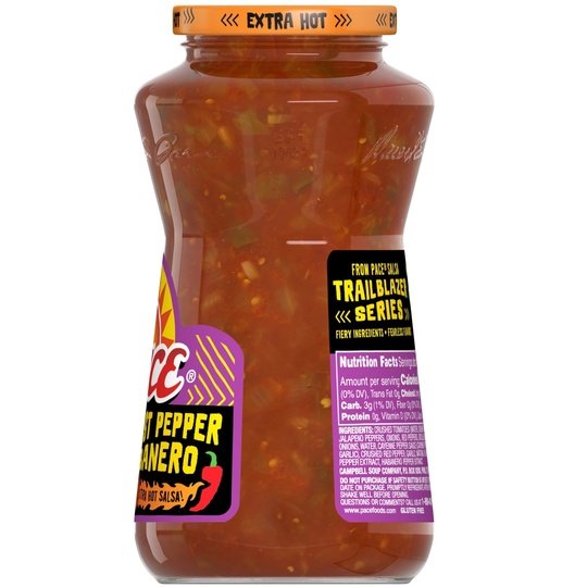 Pace Ghost Pepper Habanero Salsa, 16 oz Jar