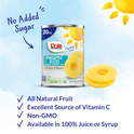 Dole Canned Pineapple Fruit Slices In 100% Pineapple Juice, 20 oz