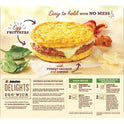 Jimmy Dean Delights Egg'wich Parmesan Egg Frittatas Turkey Sausage and Cheese, 4 count (Frozen)