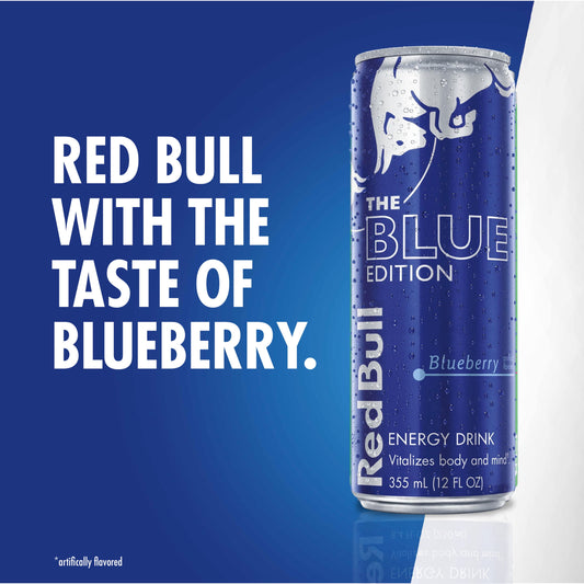 Red Bull Blue Edition Blueberry Energy Drink, 12 fl oz Can