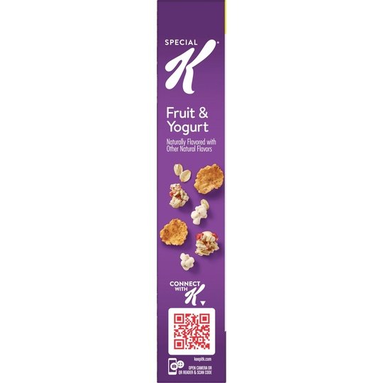 Kellogg's Special K Fruit and Yogurt Breakfast Cereal, Family Size, 19.1 oz Box